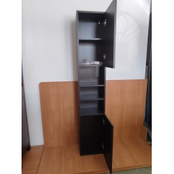 MADALENA ZOOM ciemny dąb szafka słupek wiszący